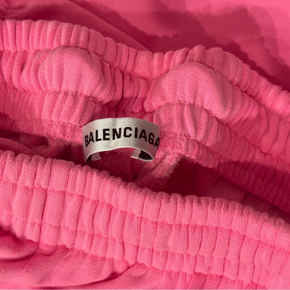 BALENCIAGA Pink Jogging Lounge Pants $995 NWT Sweatpants - Picture 9 of 9